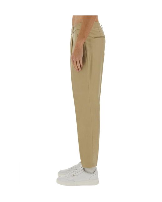 Boss Natural Casual Pants With Belt Loops for men