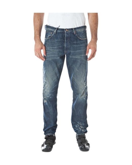 Armani Jeans Blue Logo Jeans for men