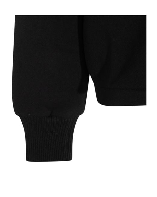 Thom Krom Black Mock-Neck Casual Jacket for men