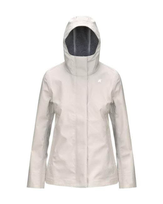 K-Way Natural Madalina Hooded Jacket
