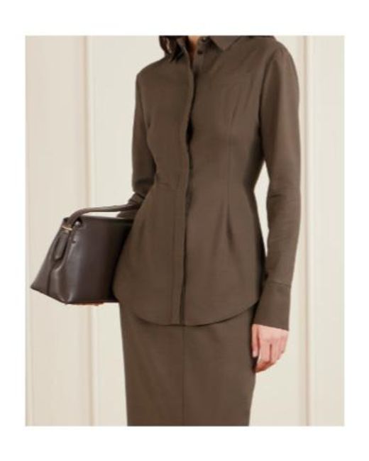 TOVE Brown Long Sleeve Shirt