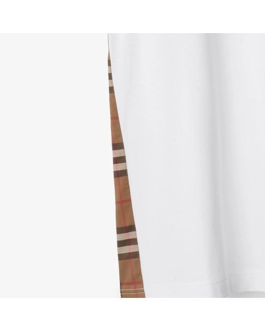 Burberry White Logo Short-Sleeved T-Shirt