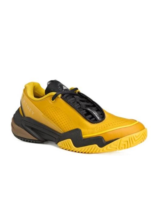 Adidas By Stella McCartney Yellow Barricade Low-Top Sneakers