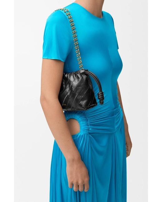 Loewe Black Mini Flamenco Purse