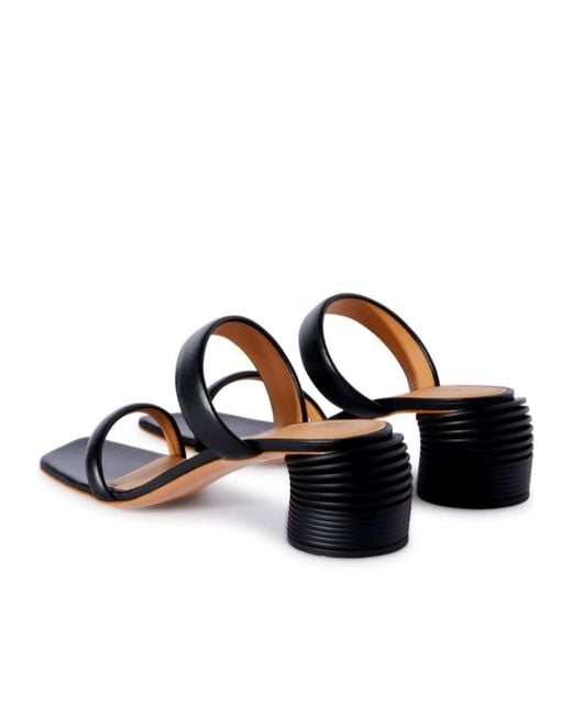Off-White c/o Virgil Abloh Multicolor Square Toe Heeled Sandals