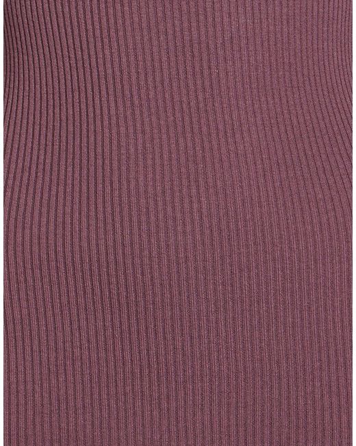 Rick Owens Purple Solid-Color Lightweight Knit Top