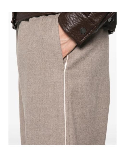 Carven Gray Elastic Waist Casual Pants