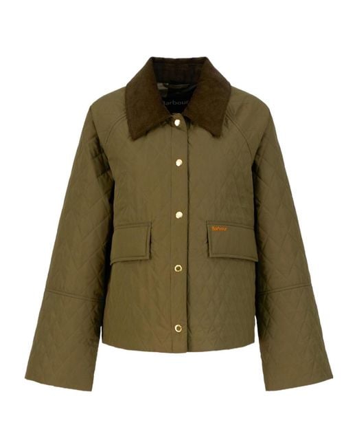 Barbour Green Kirby Quilted Jacket