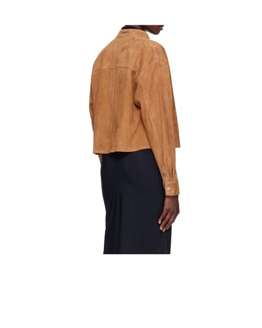 Nour Hammour Blue Long-Sleeve Jacket With A Stand-Up Collar