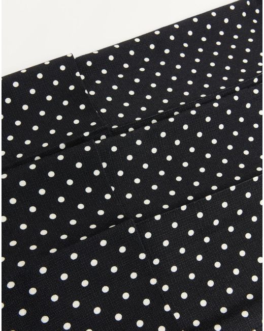 Valentino Gray Supergran Polka Dot Printed Pants