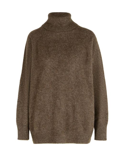 P.A.R.O.S.H. Brown Turtleneck Sweater