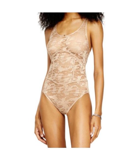 DIESEL Natural Lace Racerback Bodysuit