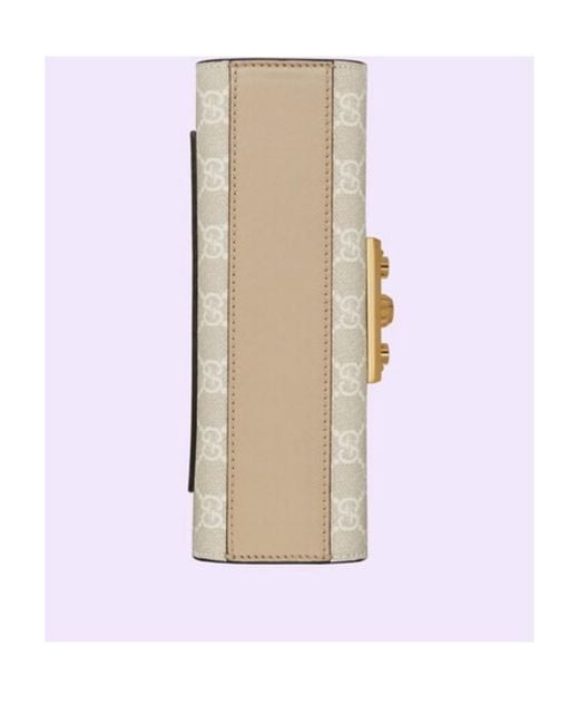 Gucci Natural Padlock Mini Shoulder Bag