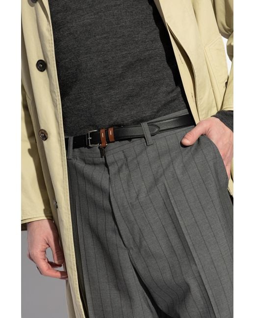 Maison Margiela Multicolor Logo Plaque Buckled Belt
