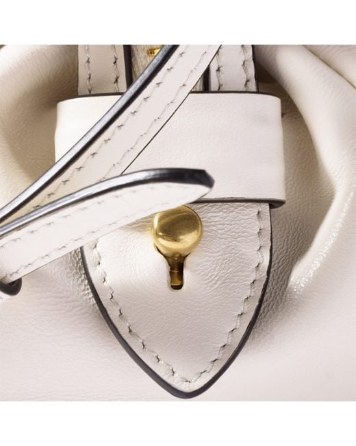 Miu Miu Metallic Caprice Leather Clutch