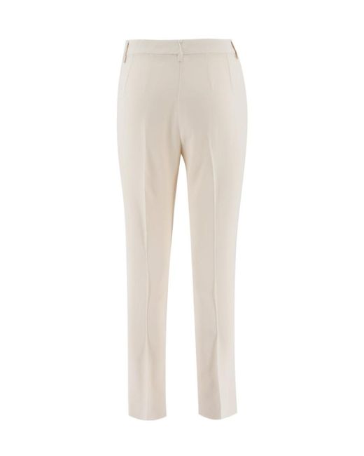 Etro Natural Cropped Trousers
