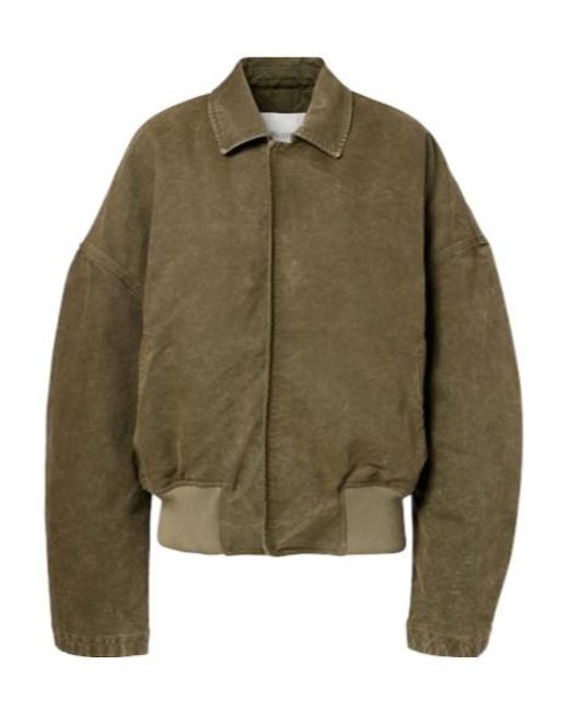 J.W. Anderson Green Pure Cotton Casual Coat