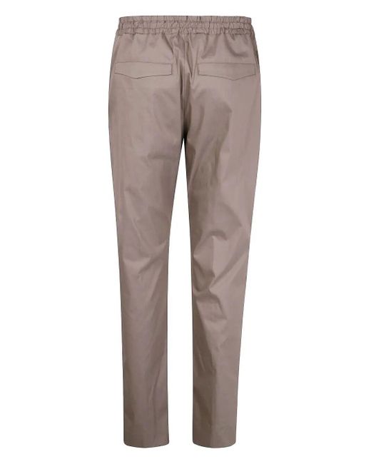 PT01 Gray Logo Casual Pants for men