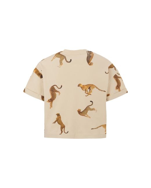 Givenchy Natural Leopard-Print T-Shirt