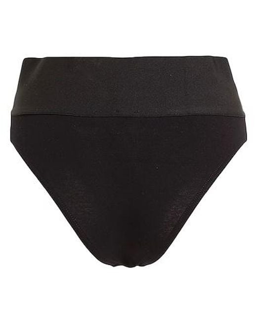 Balenciaga Black Solid Color Stretch Triangle Underpants