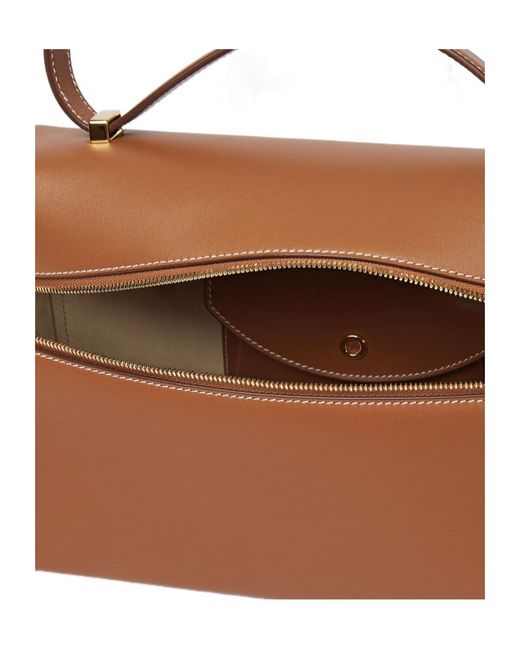 Loro Piana Brown Extra Bag L27 Shoulder Bag