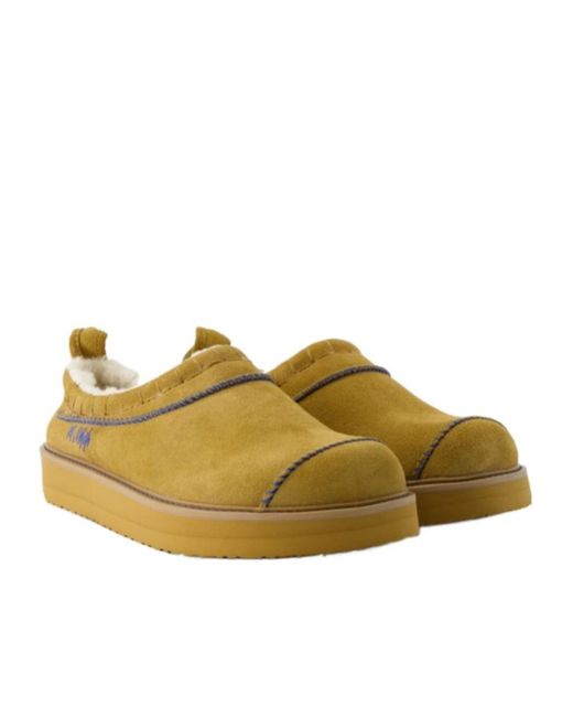 Adererror Yellow Slip-On Loafers for men