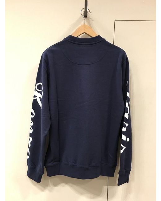KENZO Blue Jumping Tiger Pullover for men