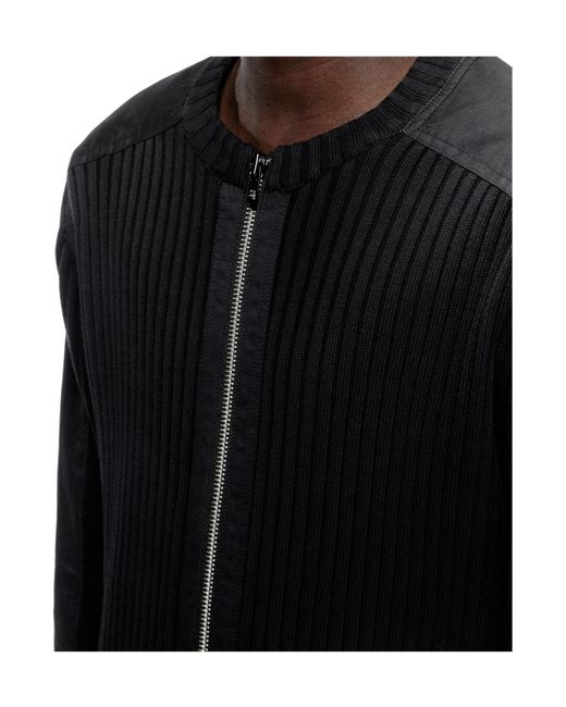 DIESEL Blue K-Matty Zipped Cardigan for men