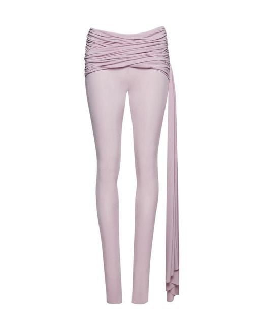 Magda Butrym Pink Knitted Pendant Leggings
