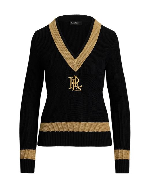 Ralph Lauren Black Meren Crew Neck Jumper