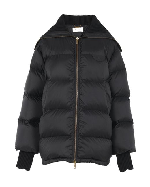 Chloé Black High-Necked Down Jacket