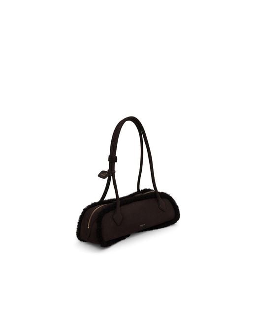 Alaïa Black Le Teckel Medium Shoulder Bag
