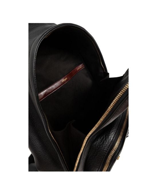 Versace Black Lou Medusa Backpack for men