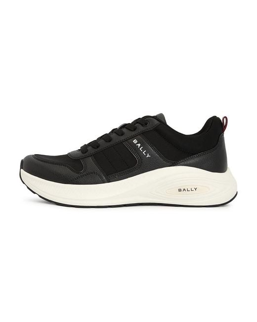 Bally Black Lace-Up Sneakers for men