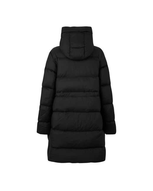 Canada Goose Black Long Hooded Down Puffer Coat