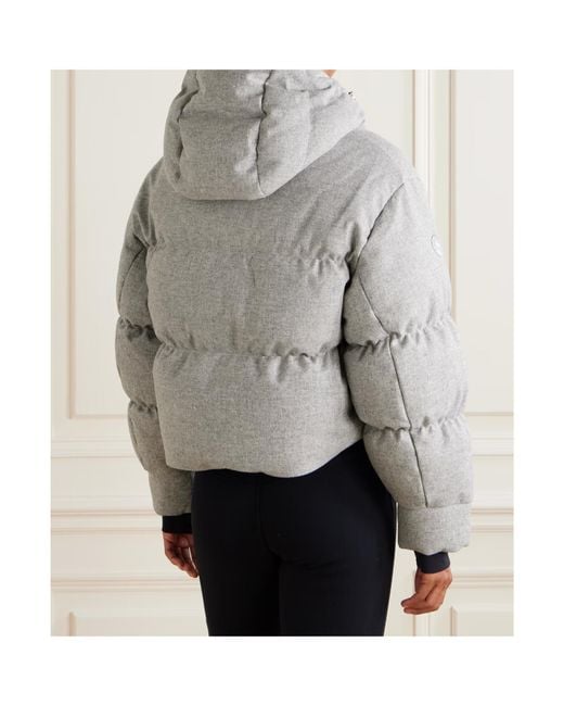 CORDOVA Gray Quilted Zip-Up Down Jacket