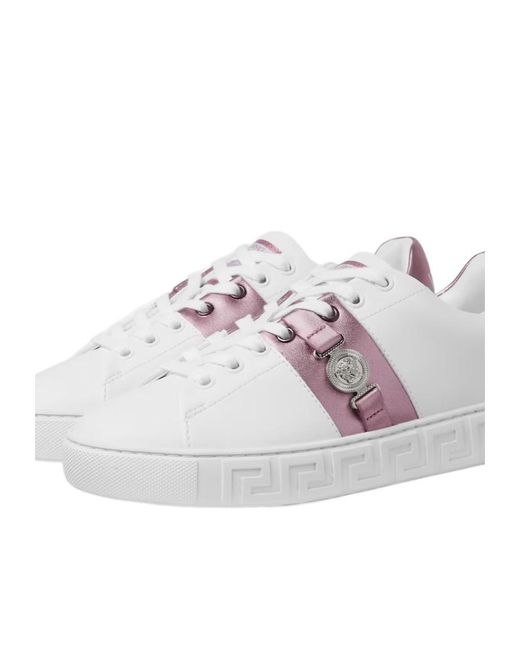 Versace Multicolor Greca Embellished Sneakers