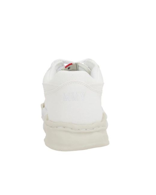 Maison Mihara Yasuhiro White Parker Trainers for men