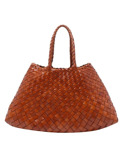 Dragon Diffusion Brown Woven Handbag