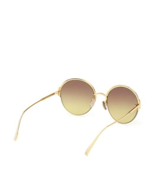 Tod's Metallic Full Frame Sunglasses