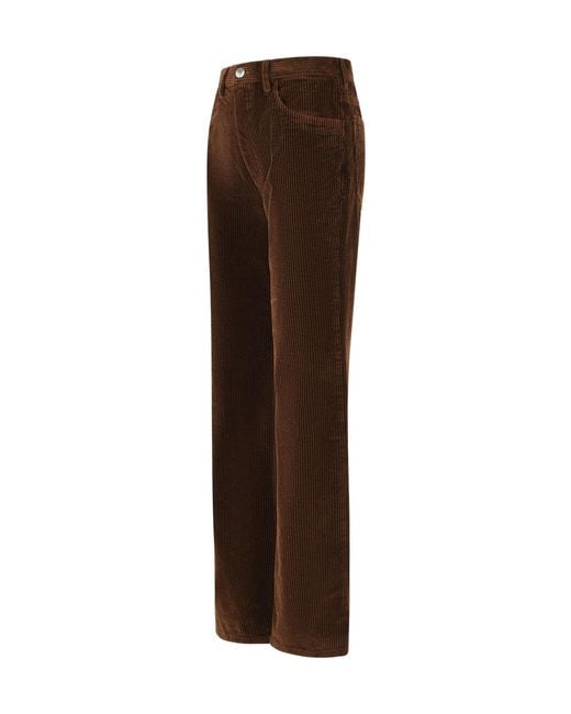 Marni Brown Velvet Trousers