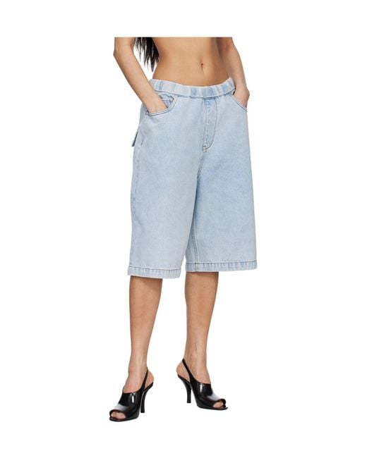 Entire studios Blue Spar Denim Shorts