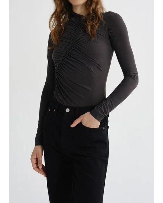 Agolde Black Lupin Bodysuit