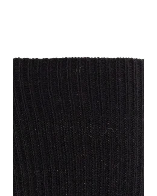 DSquared² Black Logo Socks for men