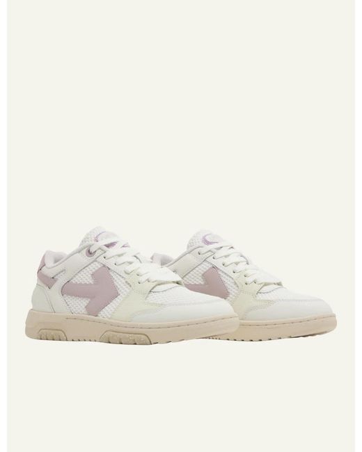 Off-White c/o Virgil Abloh White Slim Out Of Office Lace-Up Sneakers