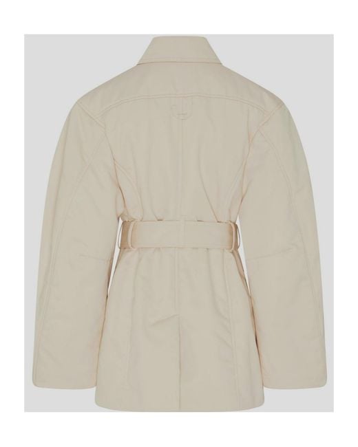 Jacquemus Natural Le Blouson Bari Belted Waist Jacket