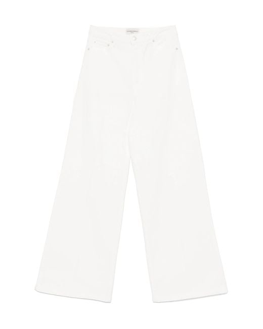 Officine Generale White Ginger 5Pkt Cotton Denim Clothing