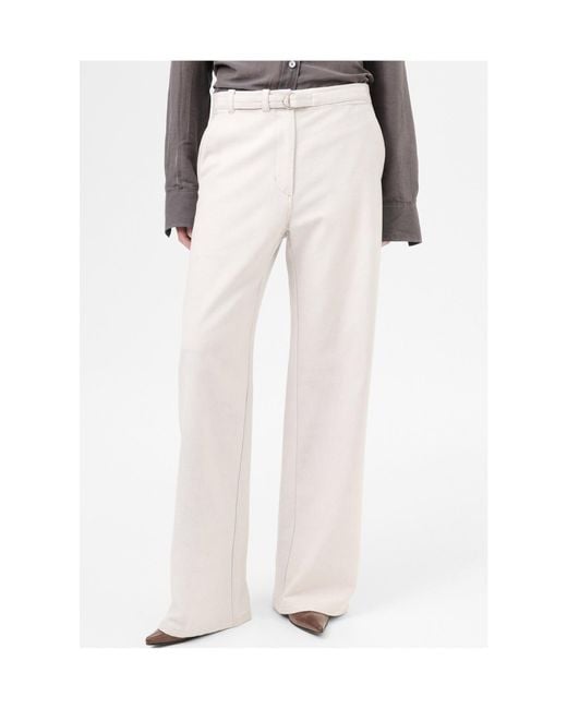 Our Legacy White Wide Leg Pants