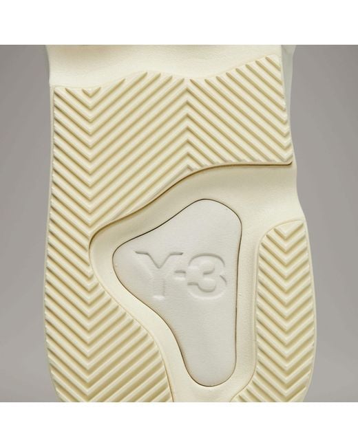 Y-3 White Kaiwa Lace-Up Sneakers for men