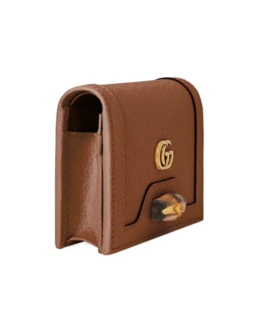 Gucci Brown Diana Card Holder Wallet